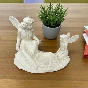 PartyLite Ariana’s Garden Fairy Votive Holder Mother Daughter Angel Figurine